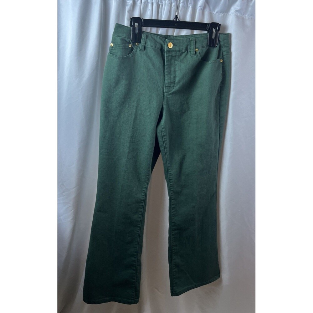 C. Wonder Women’s Green Stretch Denim Jeans Size 8 Preppy Casual Minimalist